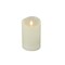 HGTV Home Collection Heritage Real Motion Real Motion Flameless Candle With Remote, Ivory with Warm White LED Lights, Battery Powered, 6 in